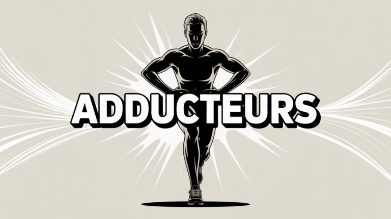 Illustration adducteurs face interne cuisse silhouette sportive