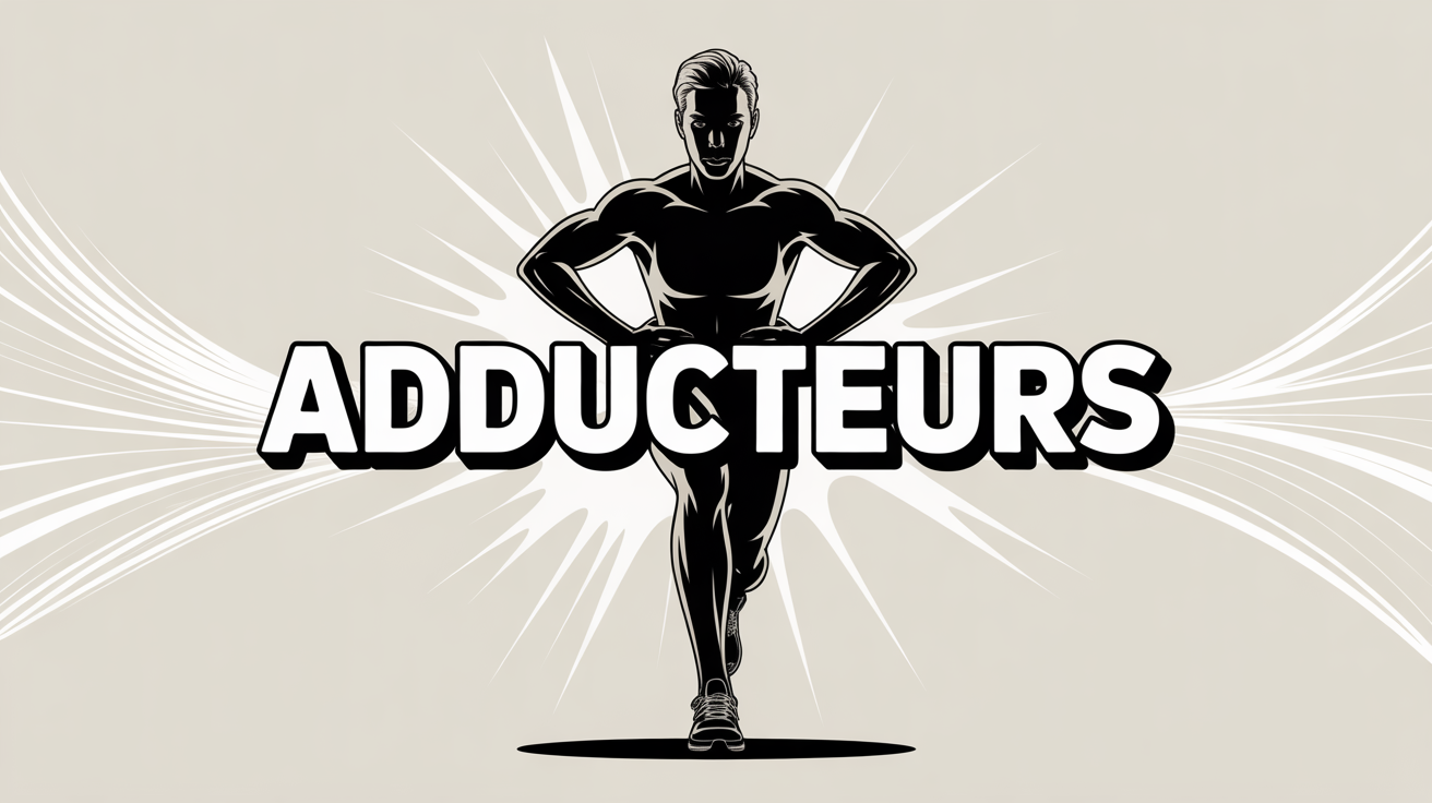 Illustration adducteurs face interne cuisse silhouette sportive