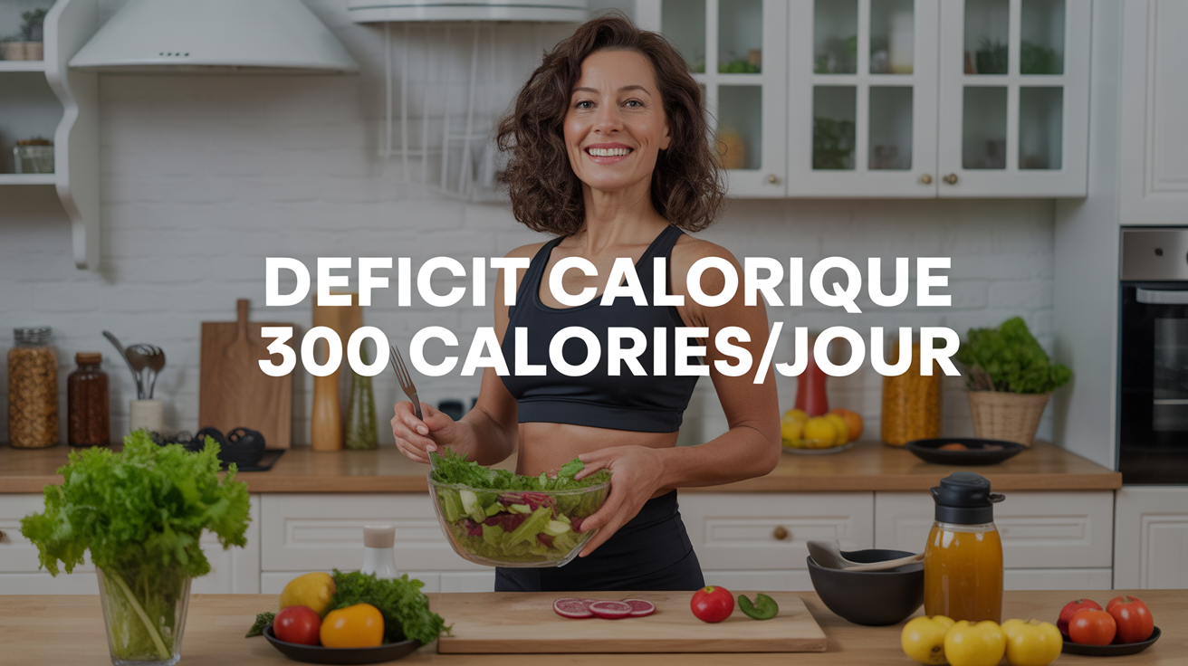 Femme active cuisine déficit calorique 300 calories