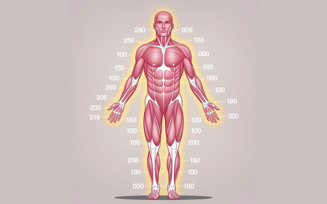 Diagramme muscles fente arrière haltères