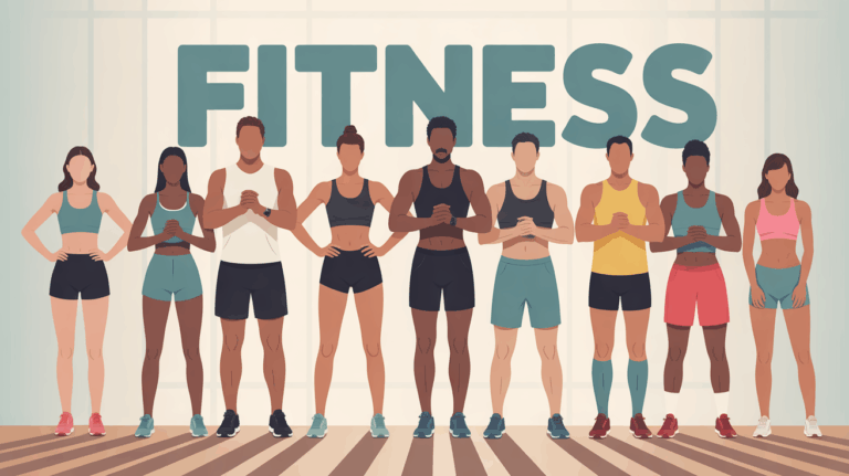 Groupe fitness ambiance motivante et collective