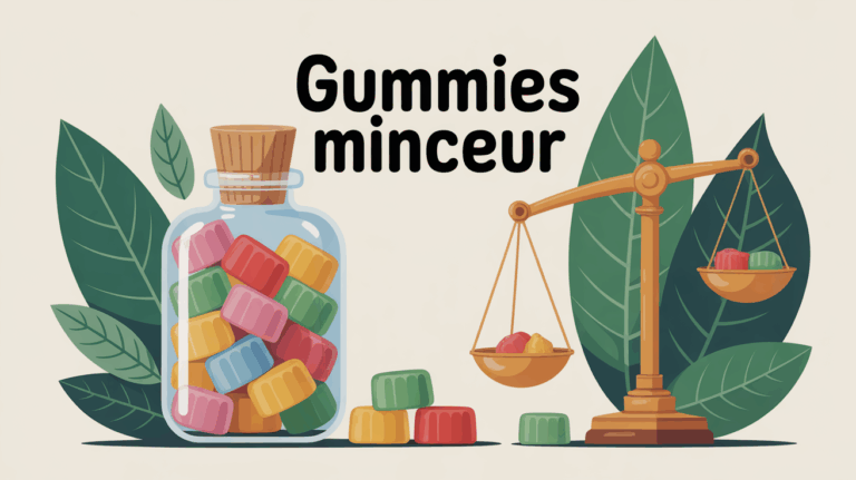 gummies minceur flacon multicolore balance plantes