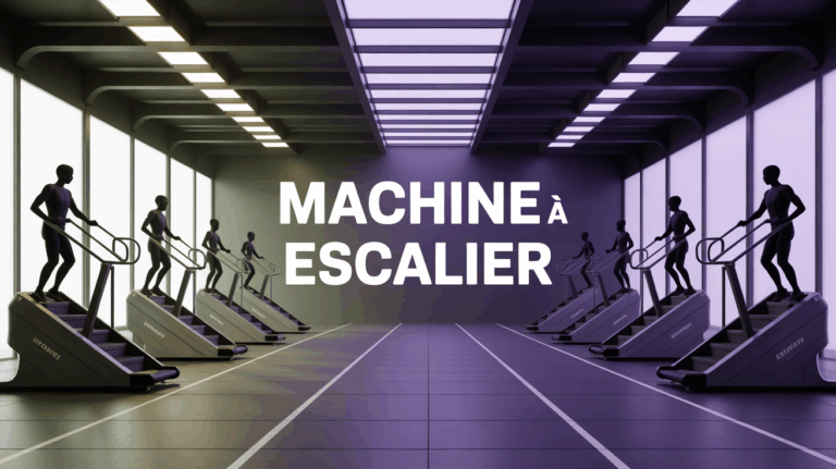 machine à escalier dans une salle de sport collective