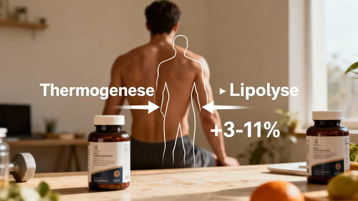 Diagramme thermogenèse lipolyse brûleur de graisse sans sport