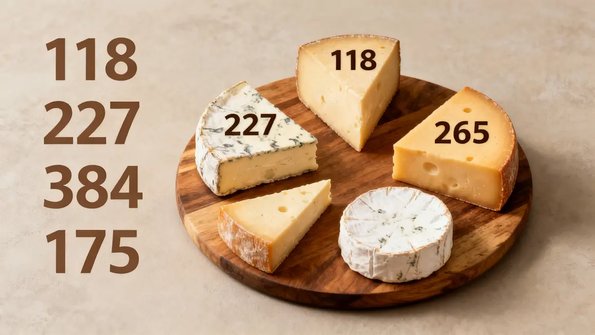 planche fromages chiffres calories nutrition