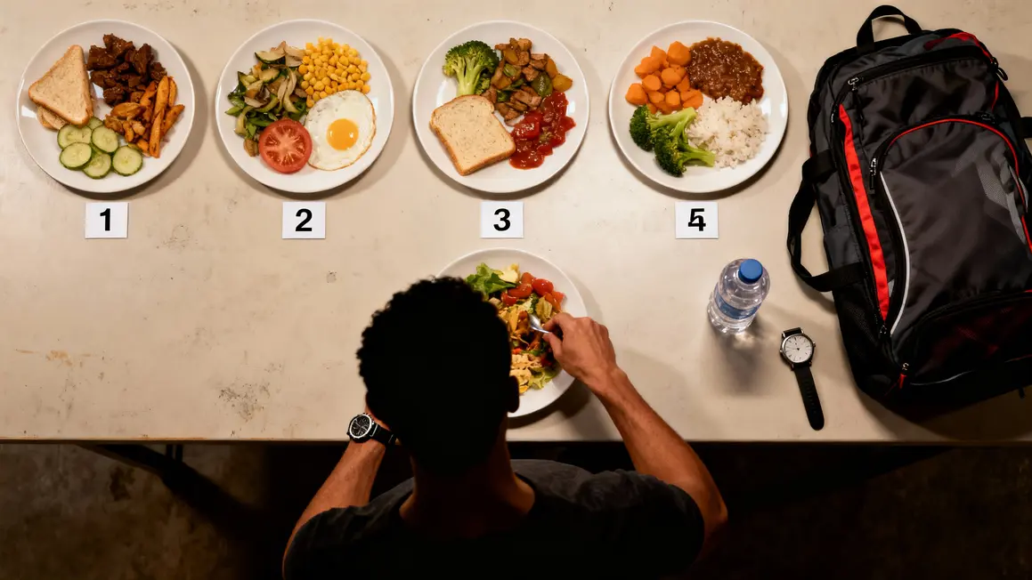 Photo journée type repas perte 5 kg plan modifiable