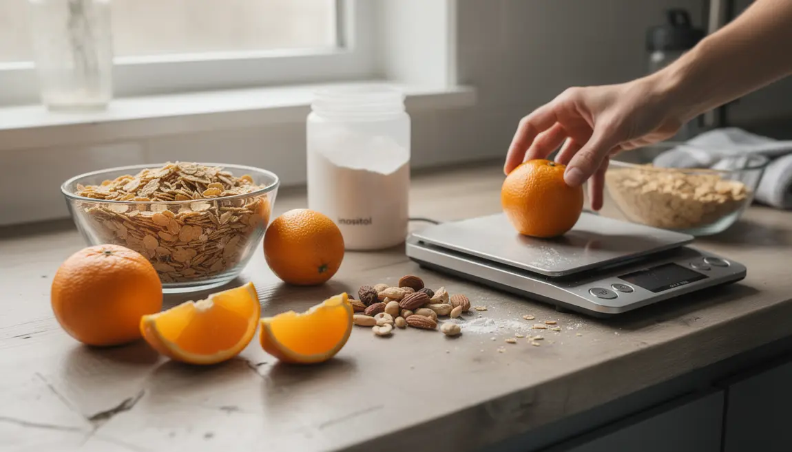 inositol aliments naturels plan de travail cuisine