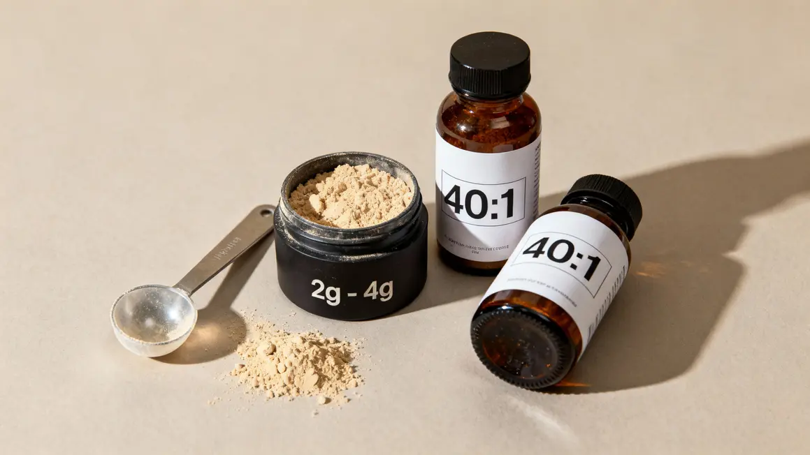 inositol supplémentation dosage ratio