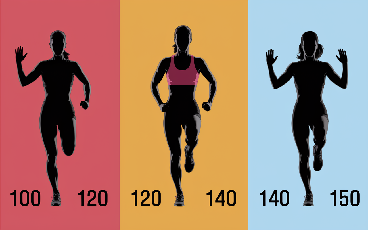 fitness en musique bpm silhouette seances
