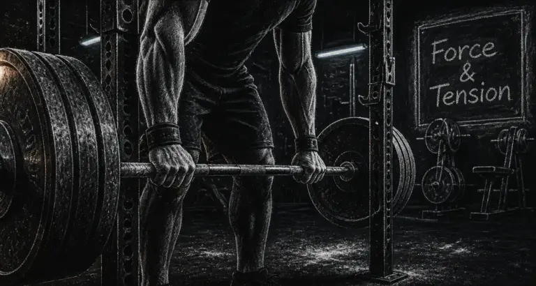 Musculation pour la force : 80% de 1RM, barre sur rack, exercice