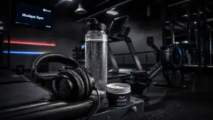 Musique pour gym : casque au sport, hip-hop trap rock électro