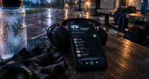 Musique sport motivation : téléphone et casque pour l’entraînement