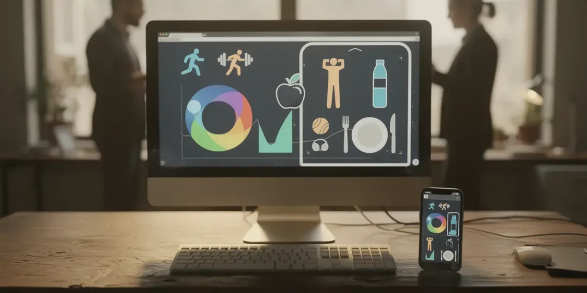 Bureau ordinateur smartphone Chrome vs mobile perte de poids
