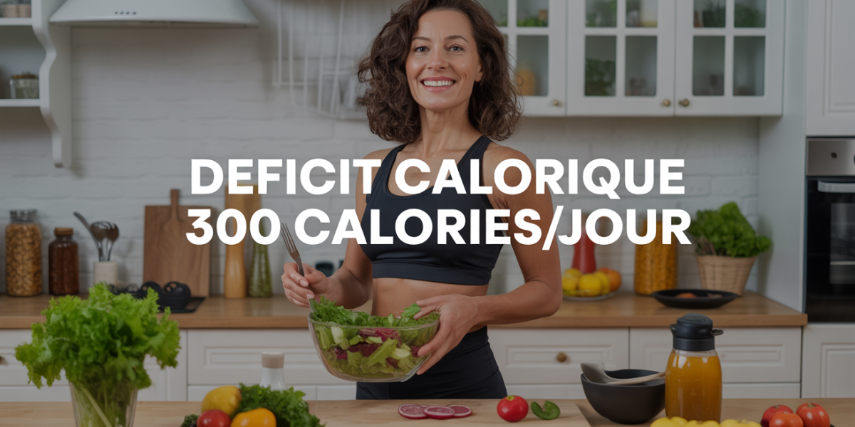 Femme active cuisine déficit calorique 300 calories