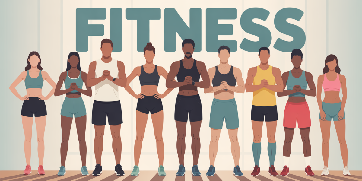 Groupe fitness ambiance motivante et collective