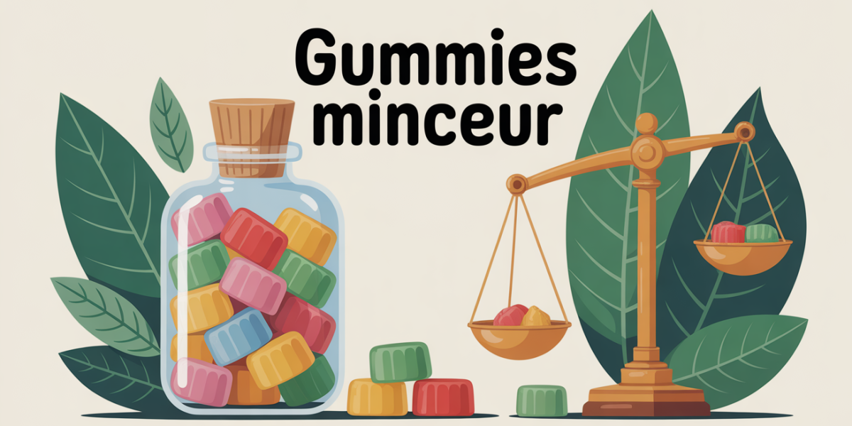 gummies minceur flacon multicolore balance plantes