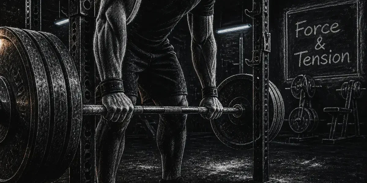 Musculation pour la force : 80% de 1RM, barre sur rack, exercice