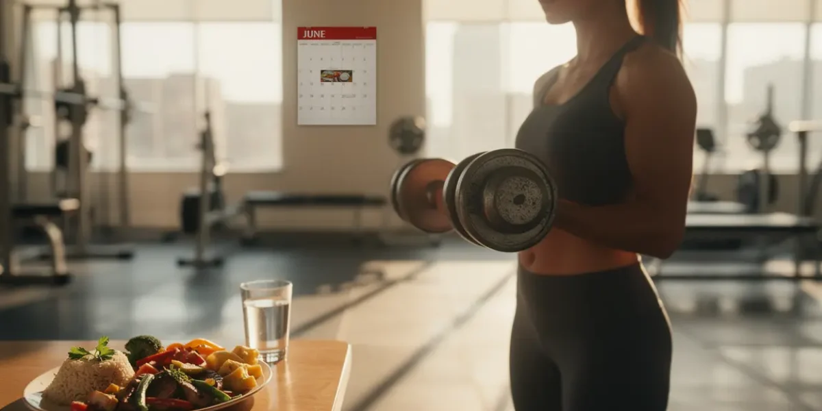 Salle musculation prise de masse sèche avec repas et planning